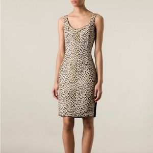 EUC DIANE von FURSTENBERG Animal Print Sheath Dress Arianna Sleeveless Bodycon